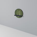 DANDELION HOLD Rund konsthylla i svart finish