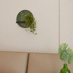 DANDELION HOLD Rund konsthylla i svart finish