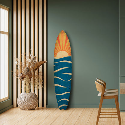 SUNNY SLIDE Dekorativ Surfbräda