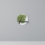 WILDERNESS DASH Rund konsthylla i svart finish