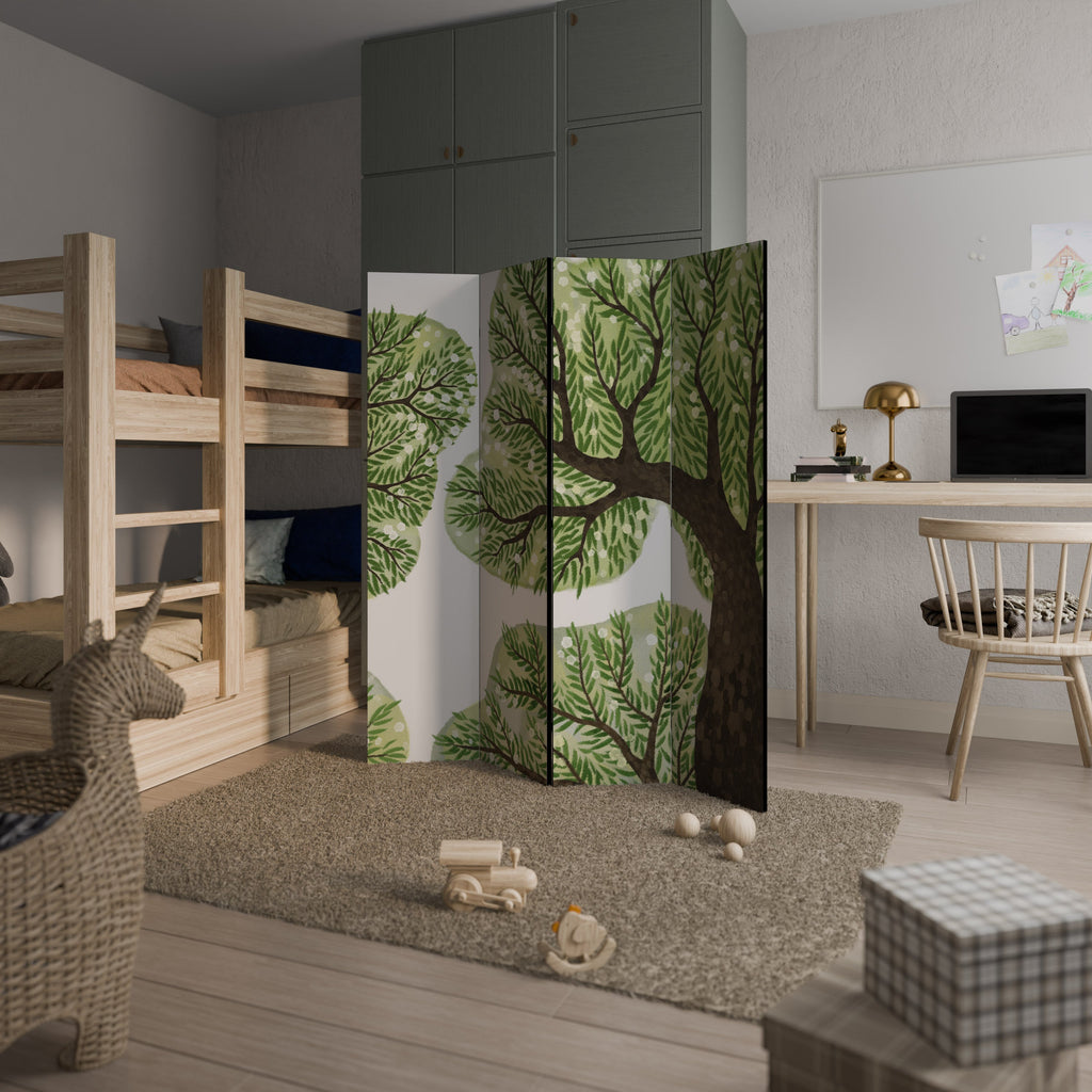 WILDERNESS DASH Dekorativ rumsavdelare med 4 paneler