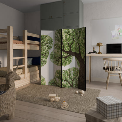 WILDERNESS DASH Dekorativ rumsavdelare med 4 paneler