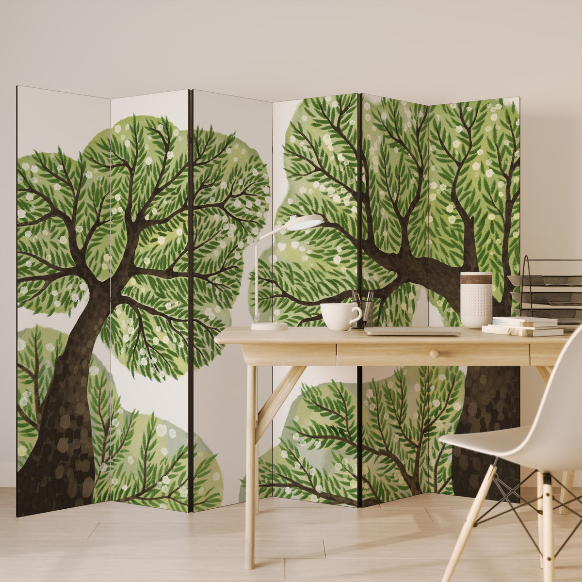 WILDERNESS DASH 6-Panel Room Divider