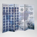 MORSE CODE Rumsavdelare 6 paneler