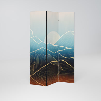 LUNAR SECRETS Dekorativ rumsavdelare – 3 paneler