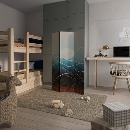 LUNAR SECRETS Dekorativ rumsavdelare med 3 paneler