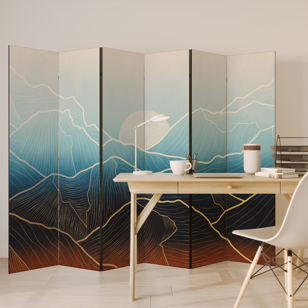 LUNAR SECRETS Dekorativ rumsavdelare med 6 paneler