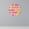SKATEBOARD ARTISTRY Round Wall Art