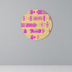 SKATEBOARD ARTISTRY Round Wall Art