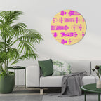 SKATEBOARD ARTISTRY Round Wall Art