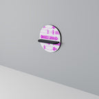 SKATEBOARD SKISS Oval konsthylla i svart finish