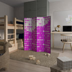 SKATEBOARD MAGENTA Rumsavdelare 4 paneler