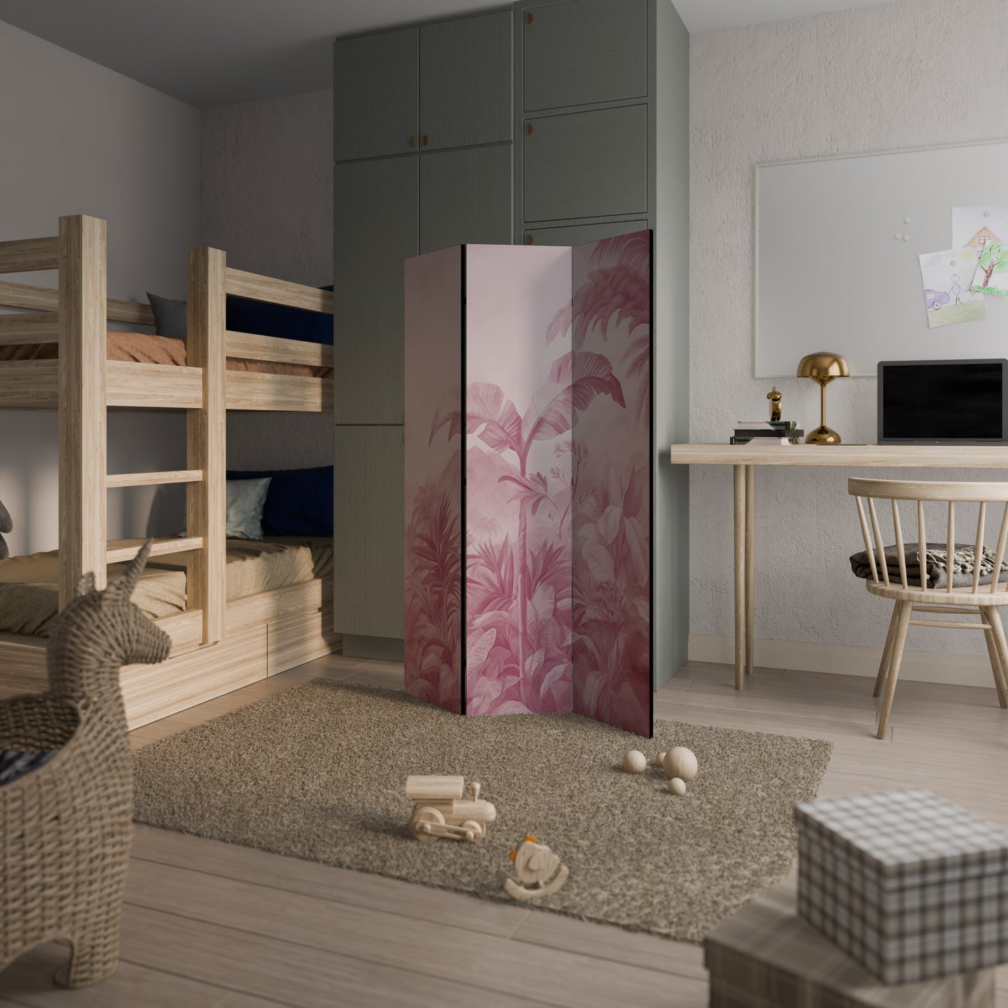 SWEET TROPICS 3-Panel Room Divider