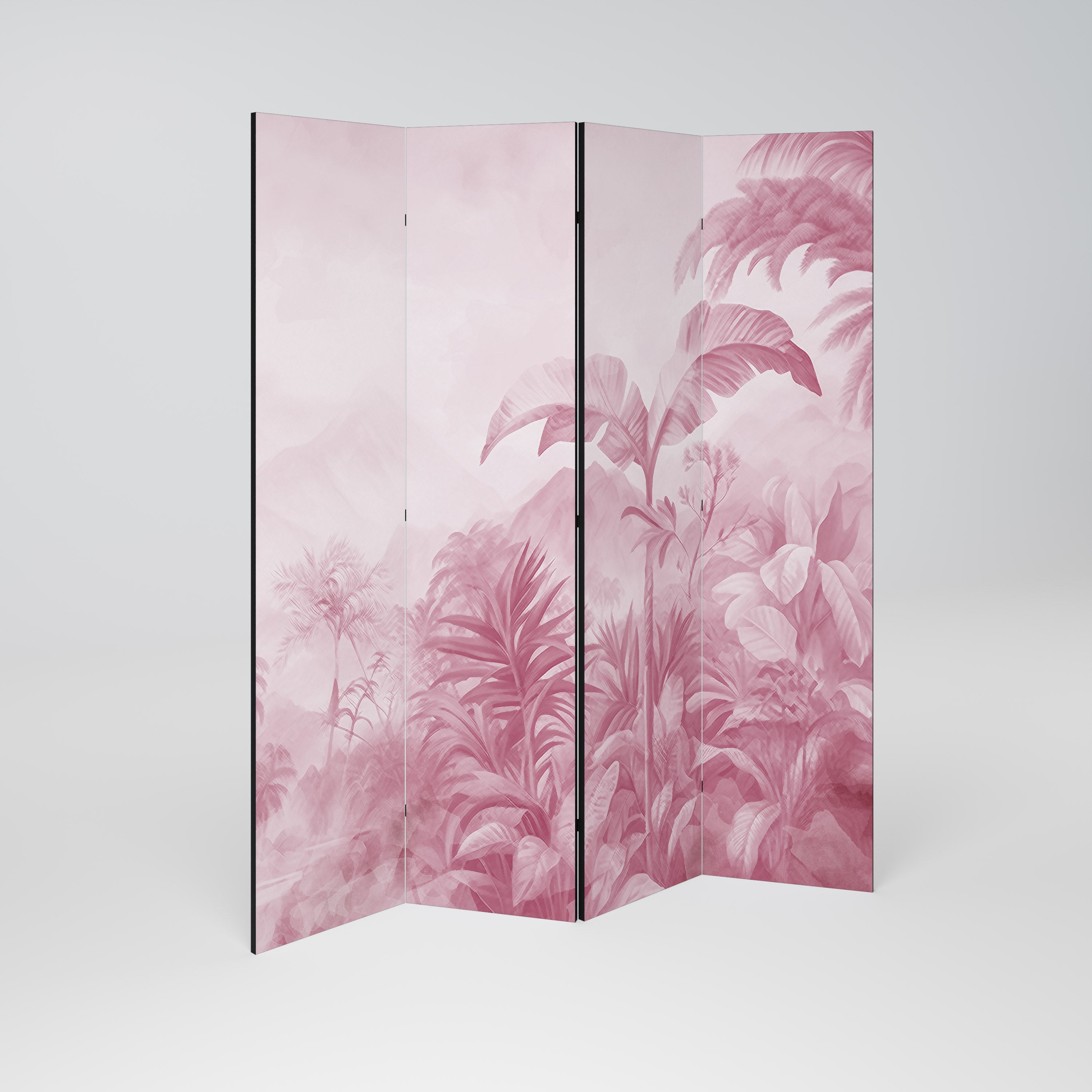 SWEET TROPICS Dekorativ rumsavdelare med 4 paneler