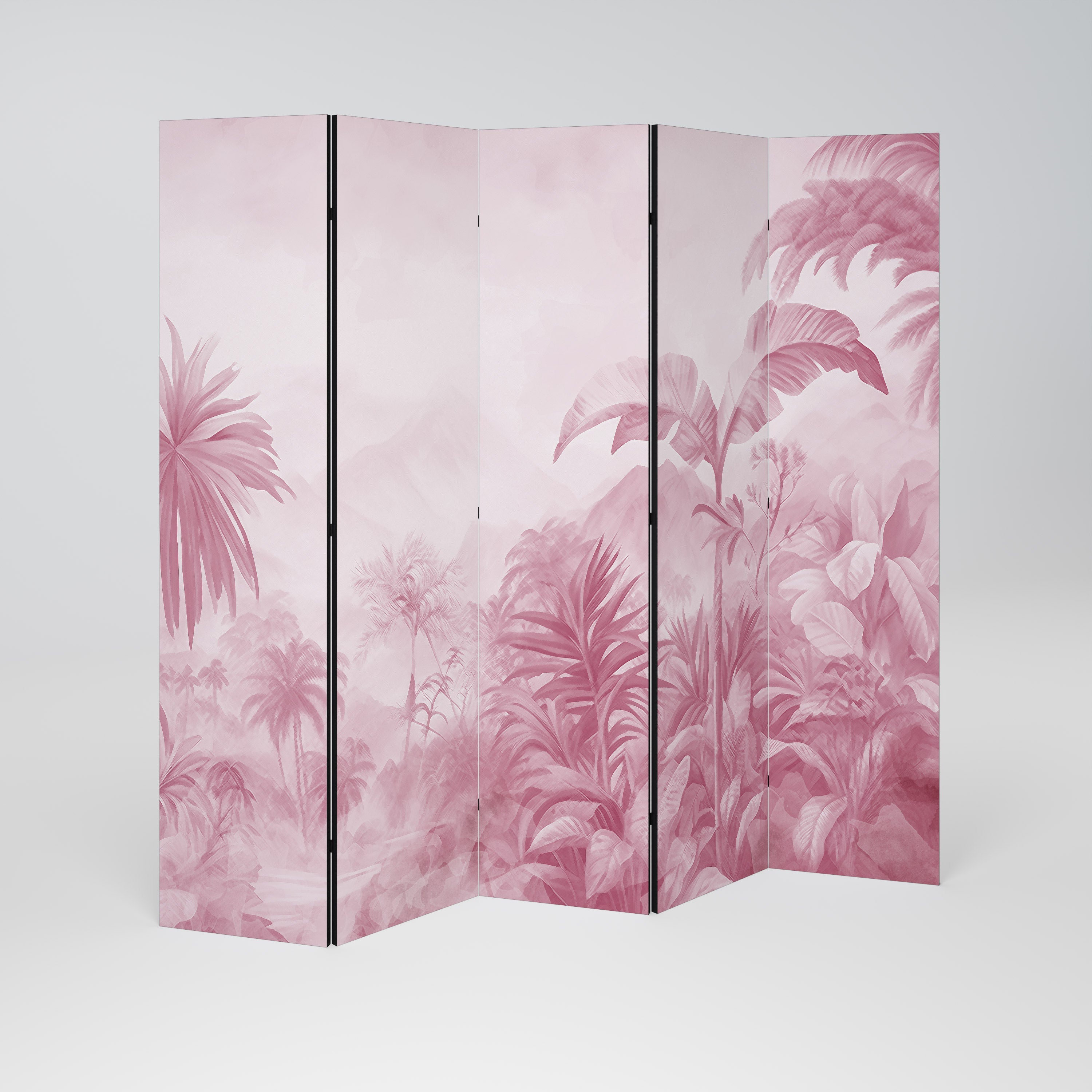 SWEET TROPICS Dekorativ rumsavdelare med 5 paneler