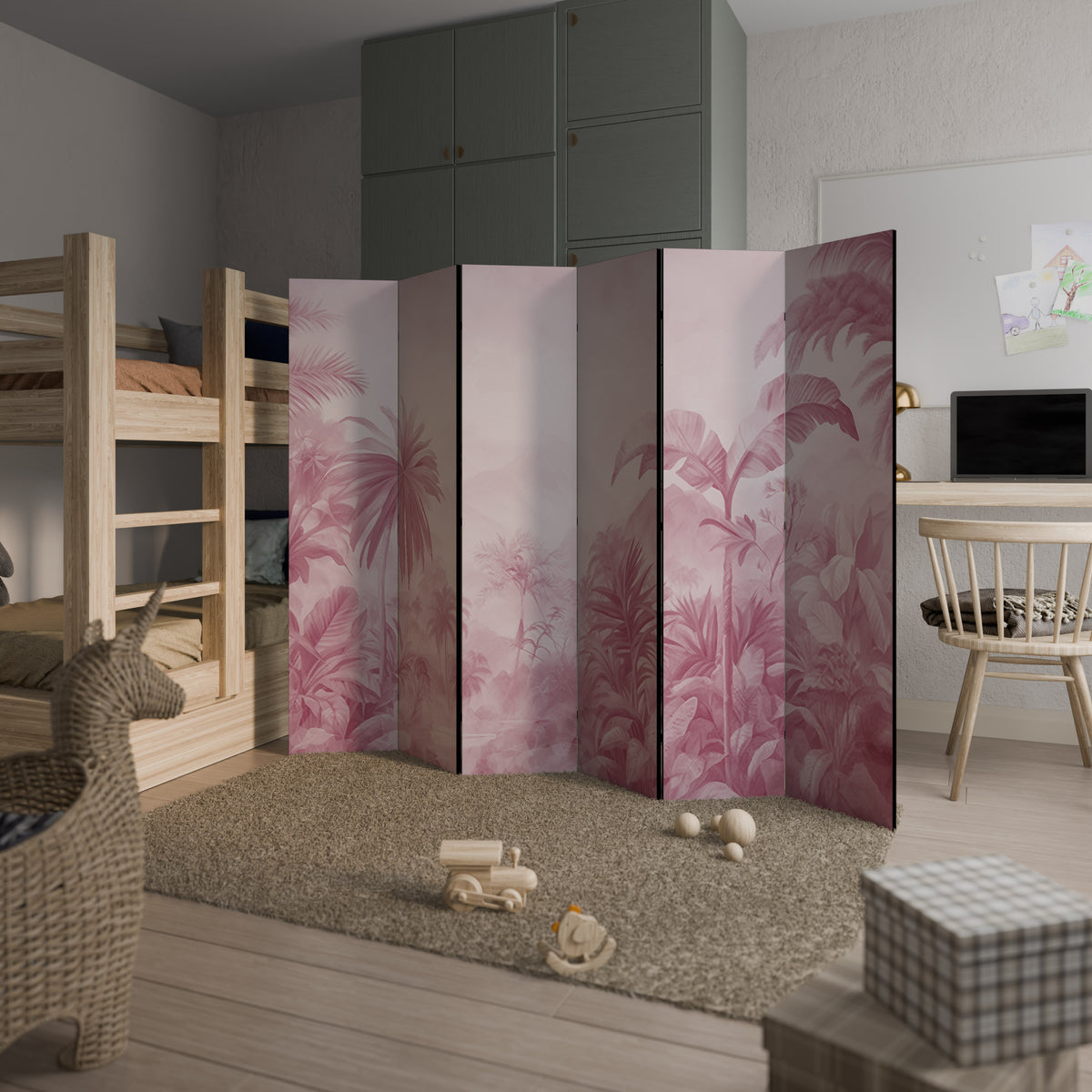 SWEET TROPICS Rumsavdelare 6 paneler