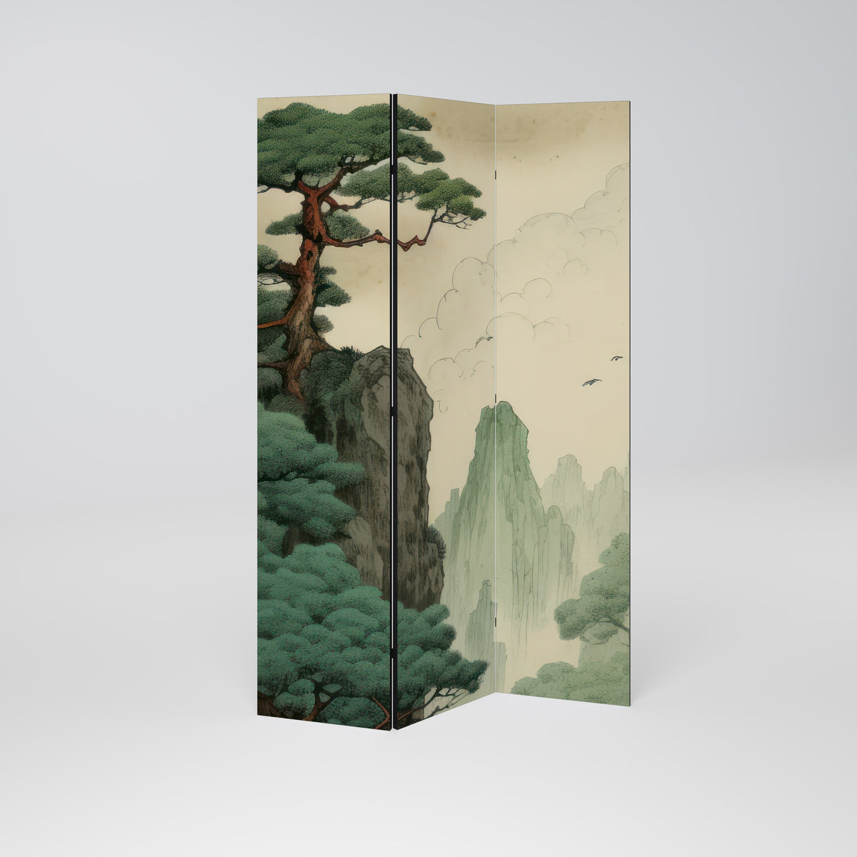 VERDURE ABYSS Dekorativ rumsavdelare – 3 paneler