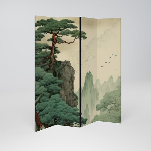 VERDURE ABYSS Decorative 4-Panel Room Divider