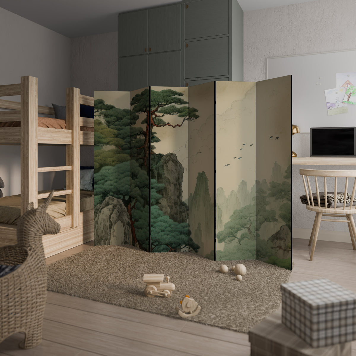 VERDURE ABYSS Rumsavdelare 6 paneler