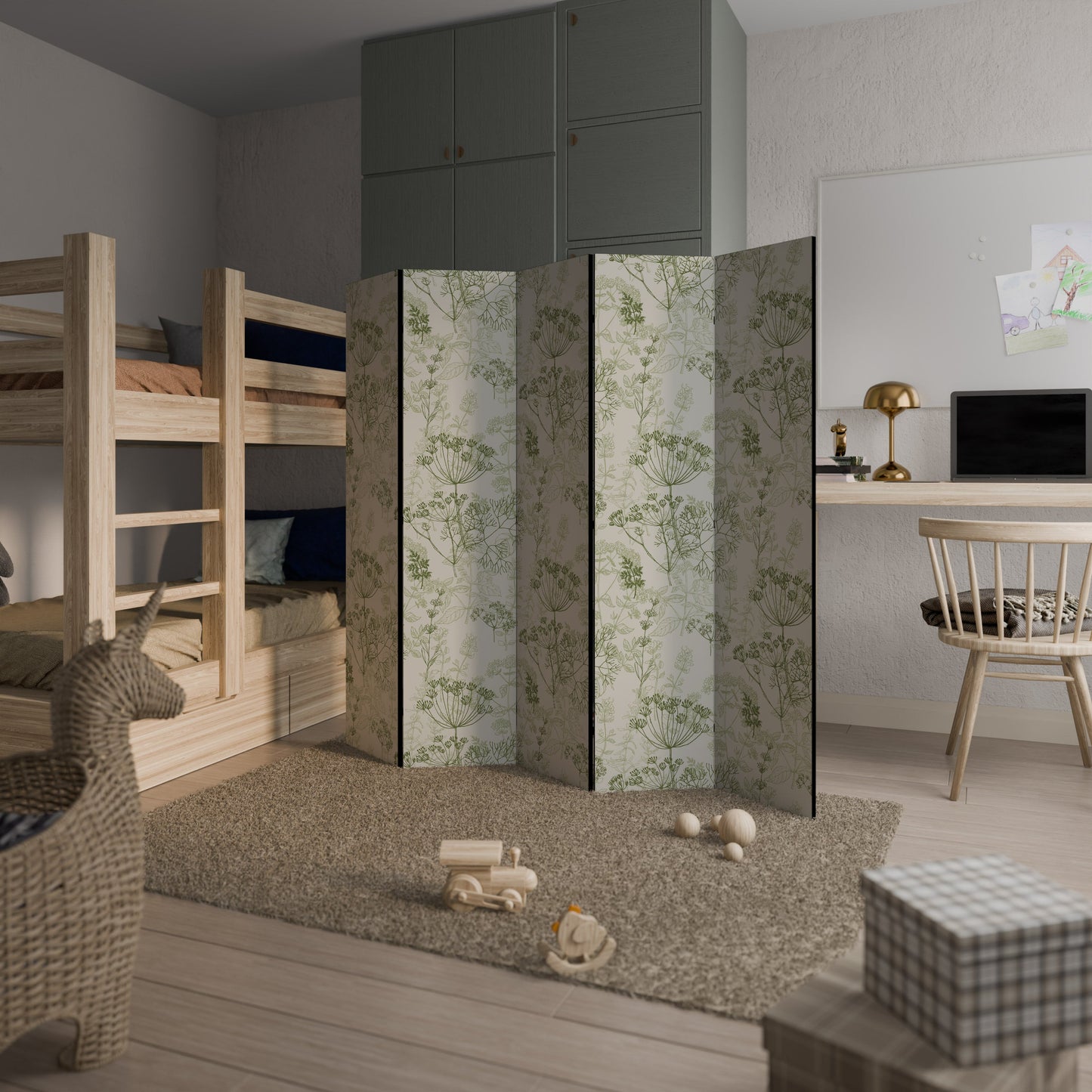FENNEL BALDACHIN Decorative 5-Panel Room Divider
