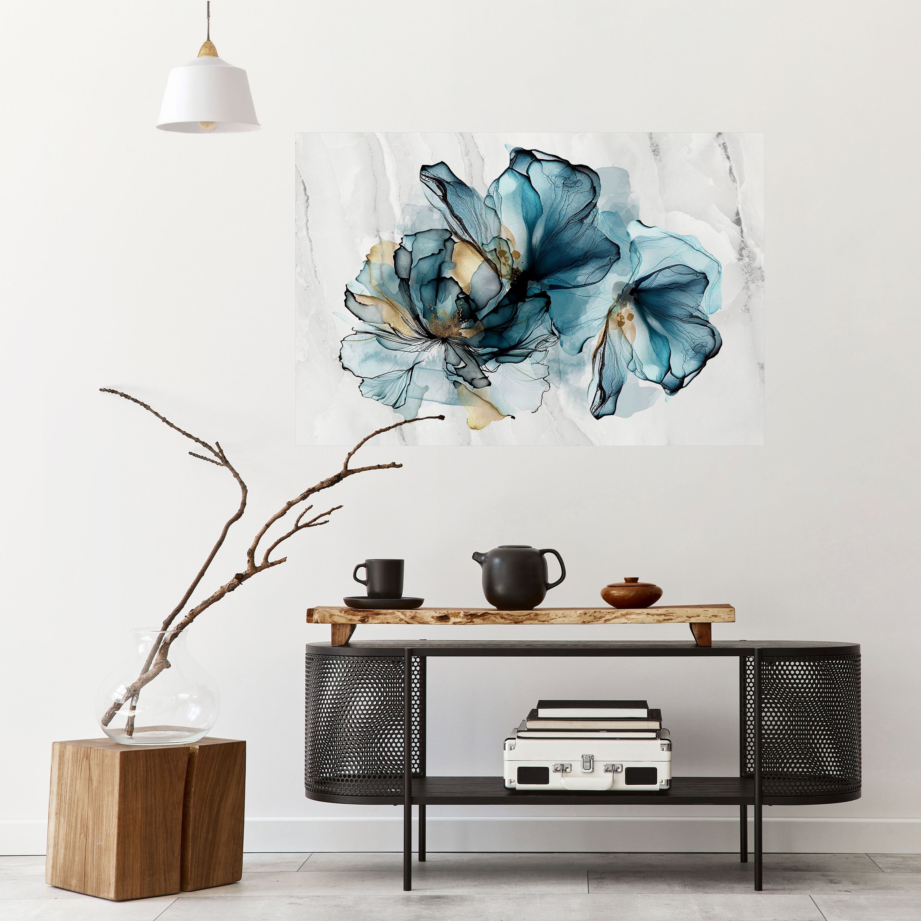 ELEGANT AKVARELL, självhäftande poster
