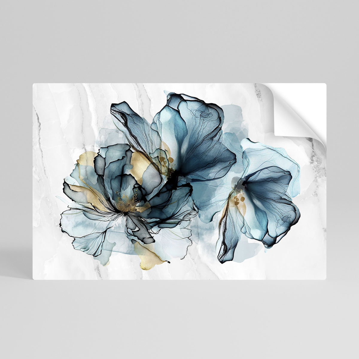 ELEGANT AQUARELLE Självhäftande Horisontell Poster