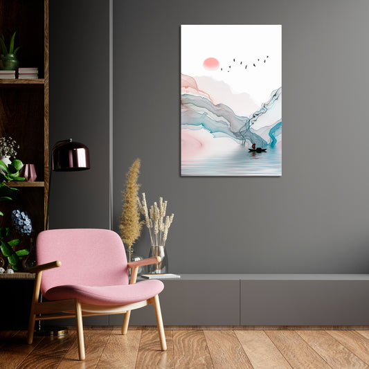 VELVET CROSSING Vertical Canvas Print