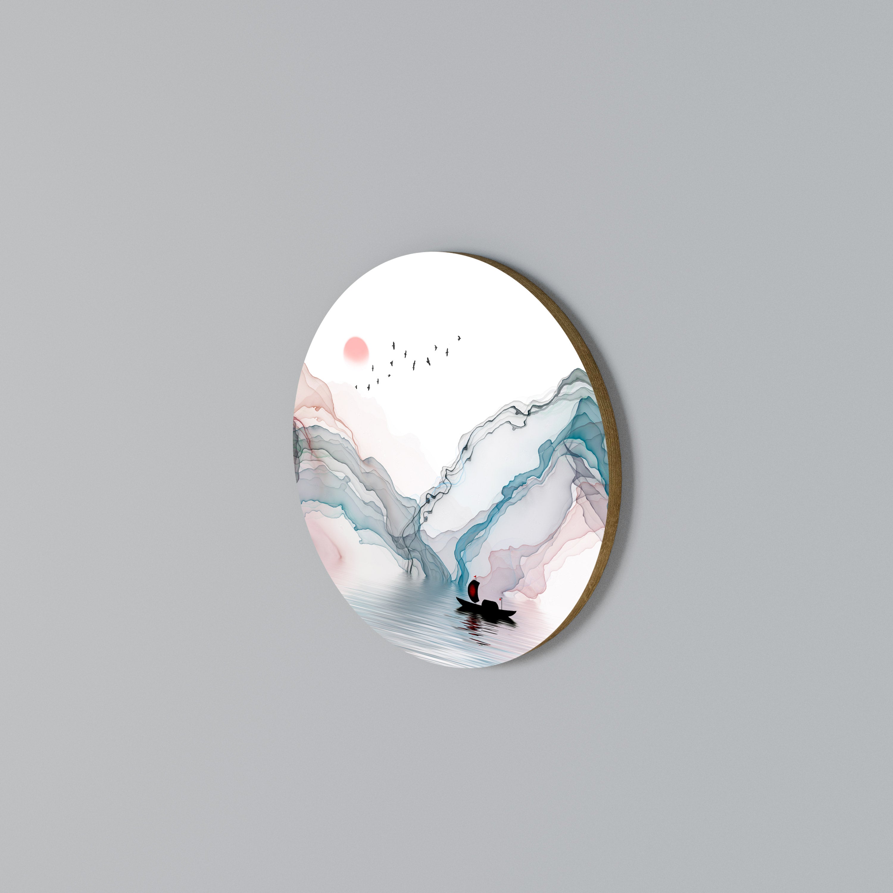 VELVET CROSSING Rund väggdekor