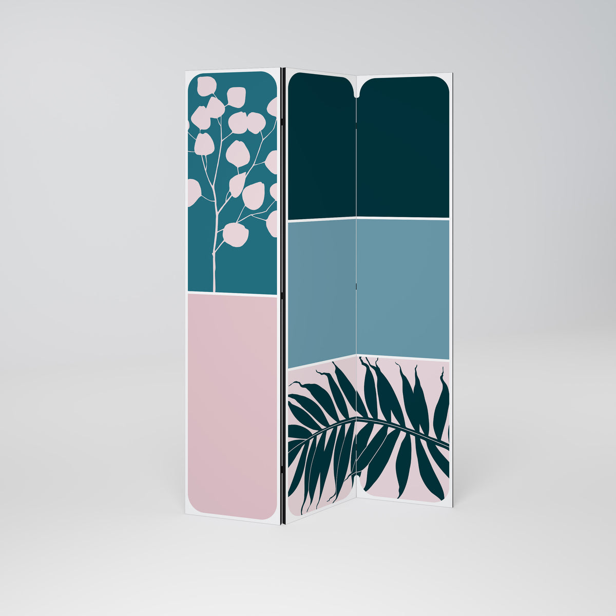 COMBINATION OF SHAPES Dekorativ rumsavdelare – 3 paneler