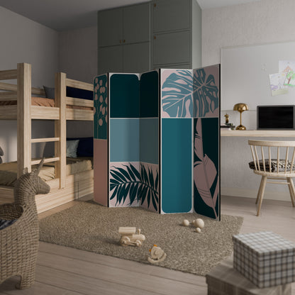 COMBINATION OF SHAPES Decorative 5-Panel Room Divider