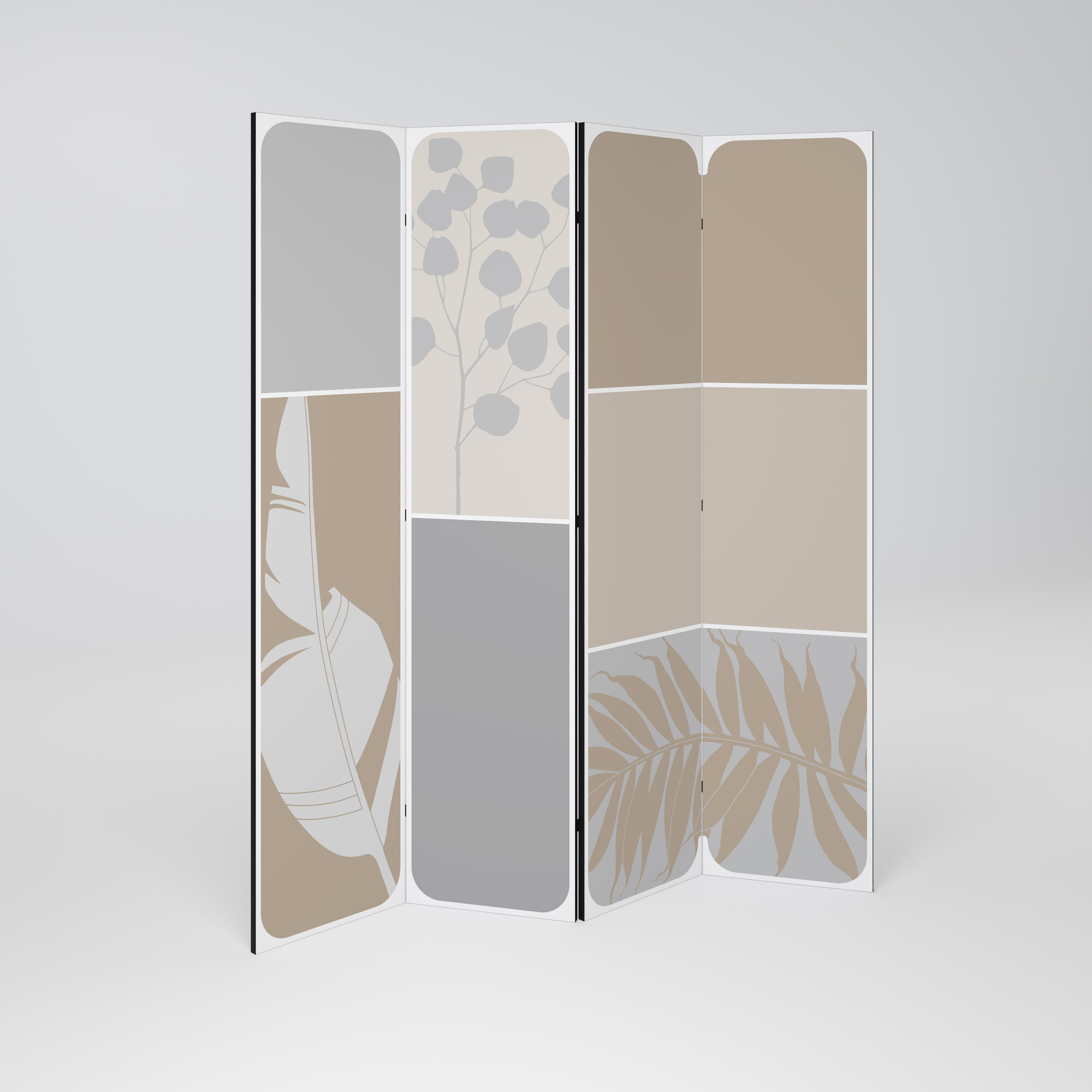TROPICAL SHAPES Rumsavdelare 4 paneler