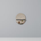 MACHINARIUM MACHINES Oval Art Shelf In Black Finish