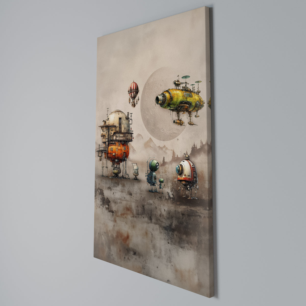 MACHINARIUM MACHINES Vertical Canvas Print
