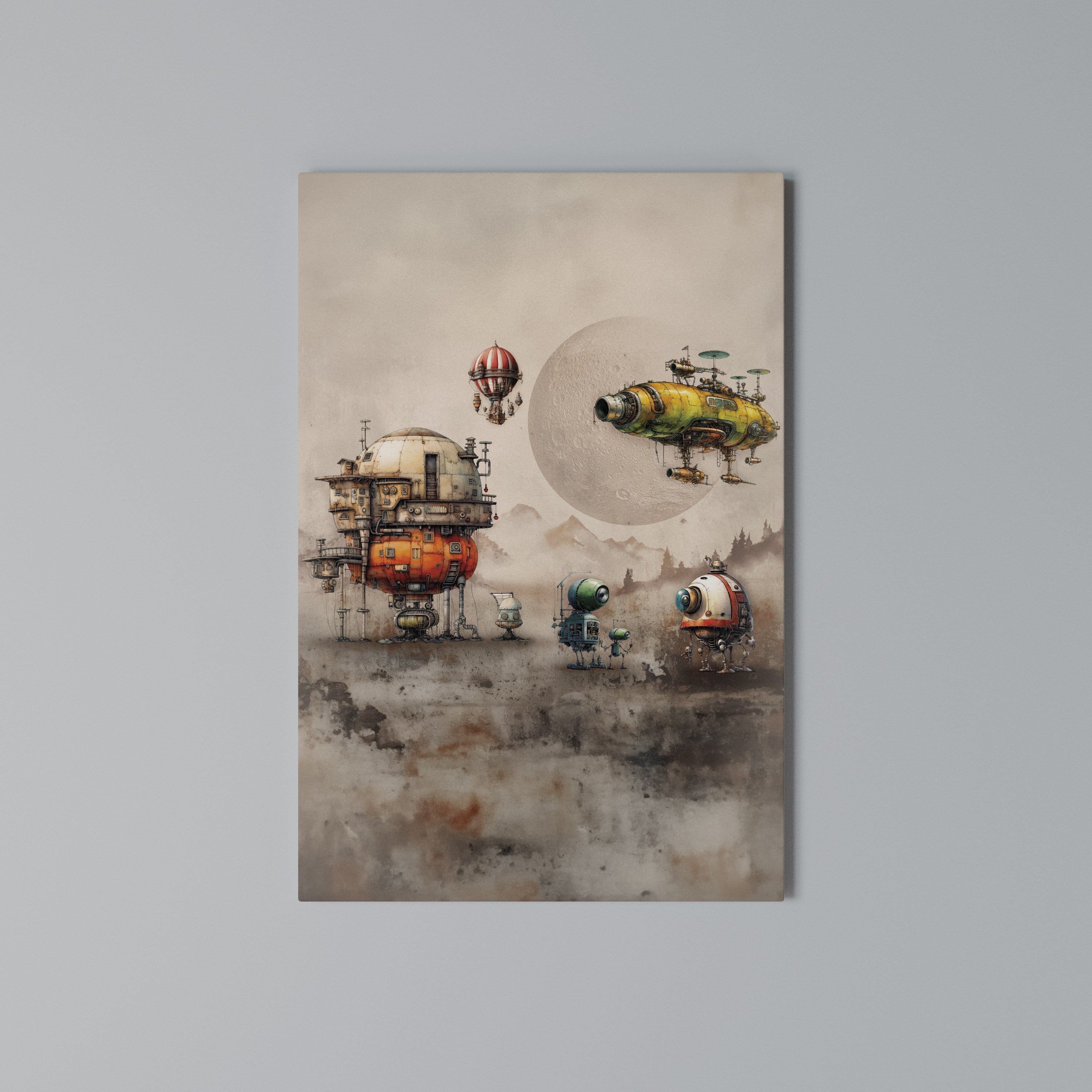 MACHINARIUM MACHINES Vertical Canvas Print