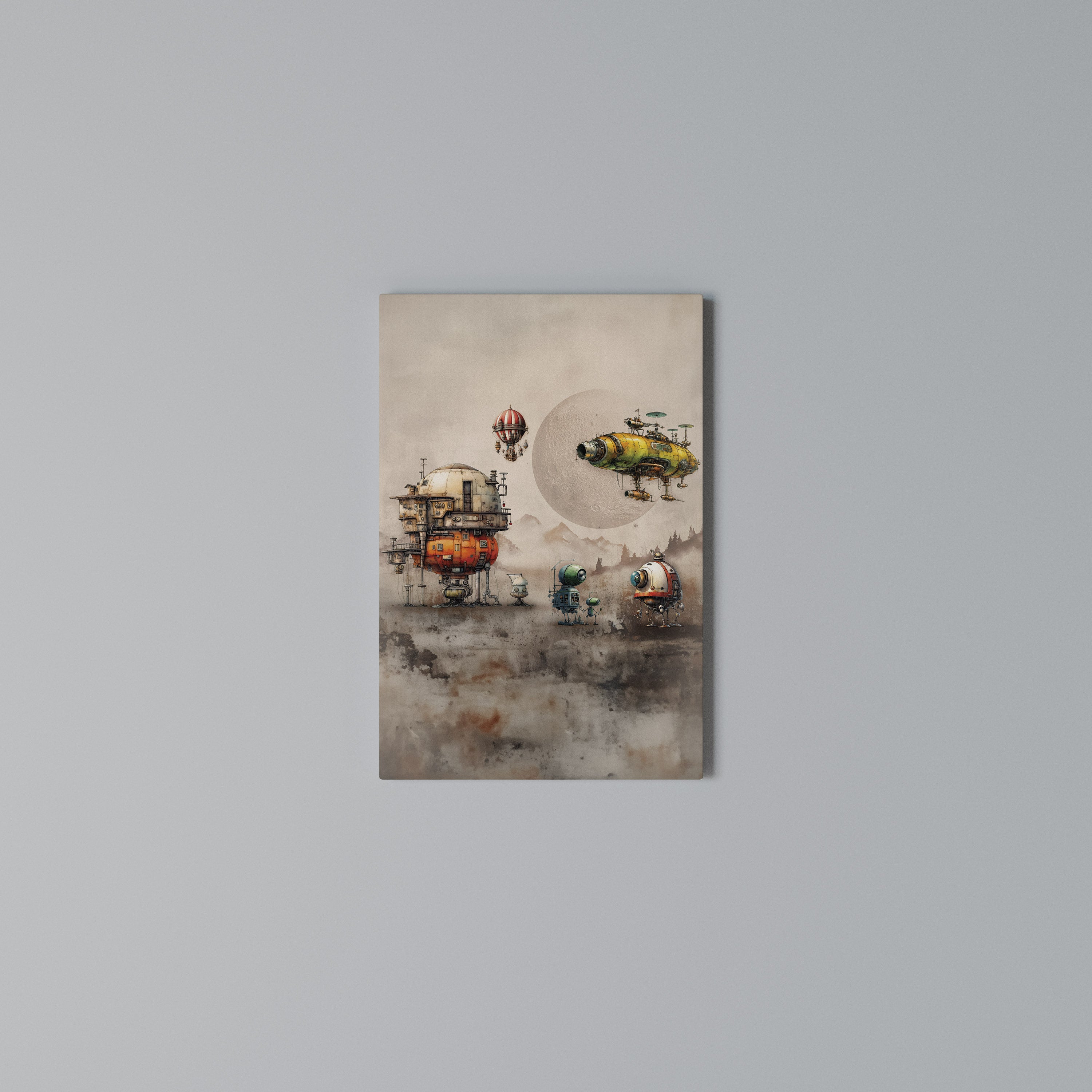 MACHINARIUM MACHINES Vertical Canvas Print