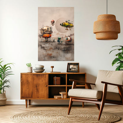 MACHINARIUM MACHINES Peel and Stick Vertical Poster