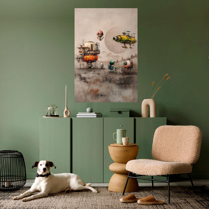 MACHINARIUM MACHINES Peel and Stick Vertical Poster