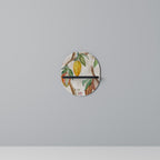 COCOA FRUITS Oval Art Shelf In Black Finish