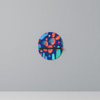 CACTUS VIBES Oval Art Shelf In Black Finish