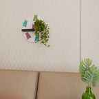 GUMMY BEARS Oval konsthylla i svart finish