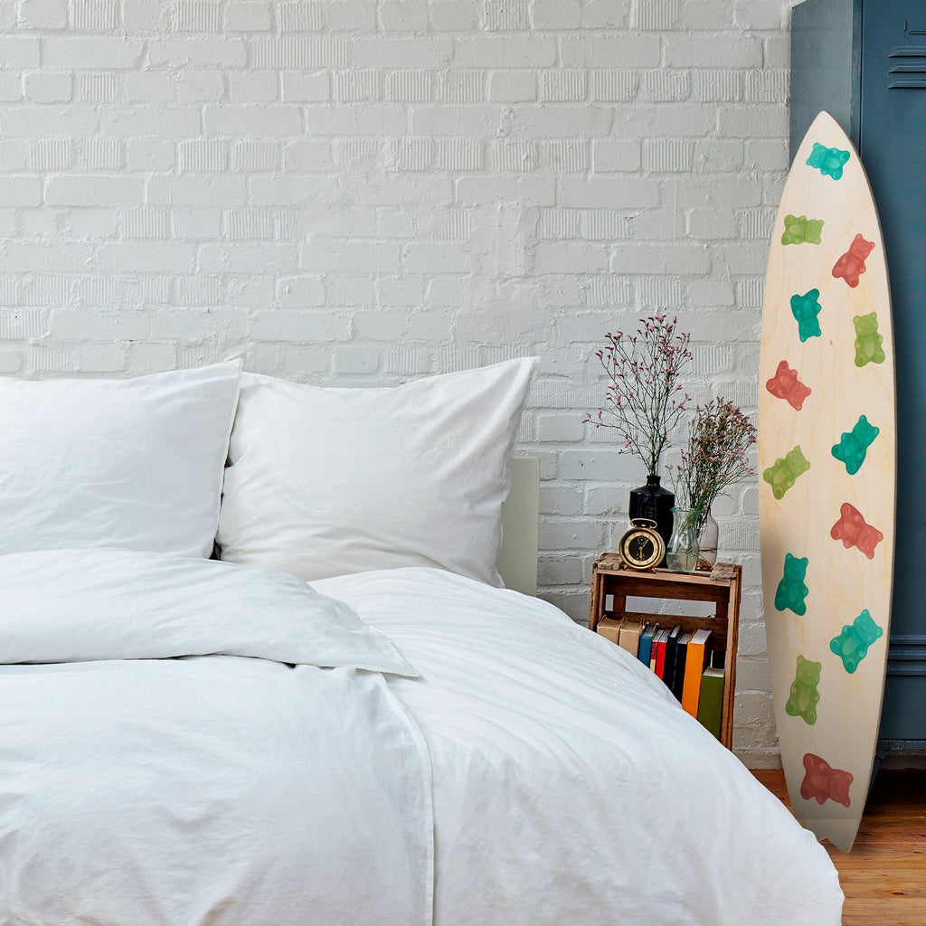 GUMMY BEARS Dekorativ Surfbräda