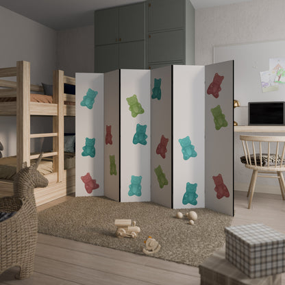 GUMMY BEARS Decorative 6-Panel Room Divider