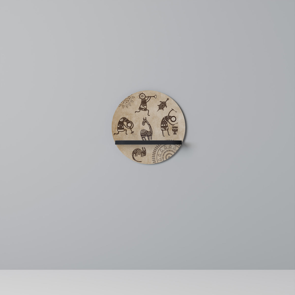 AFRICAN STYLE Art Shelf
