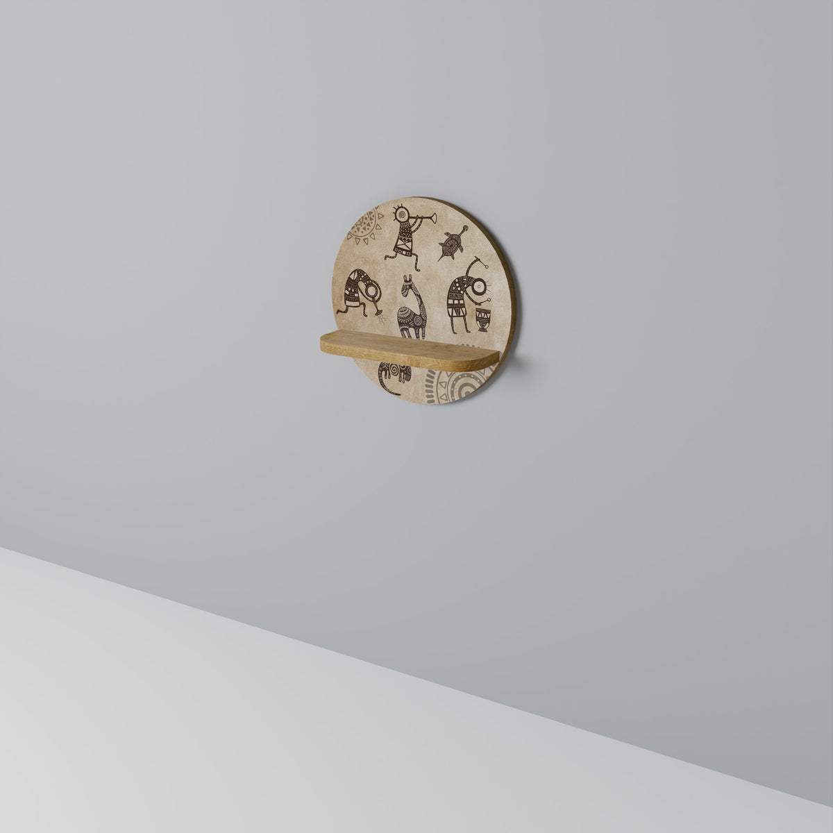 AFRICAN STYLE Art Shelf