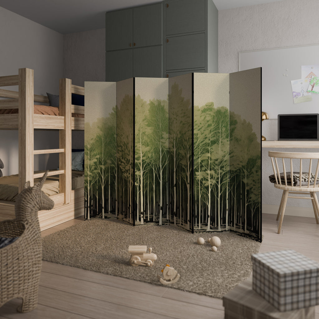 OKÄND NATUR Dekorativ rumsavdelare med 6 paneler