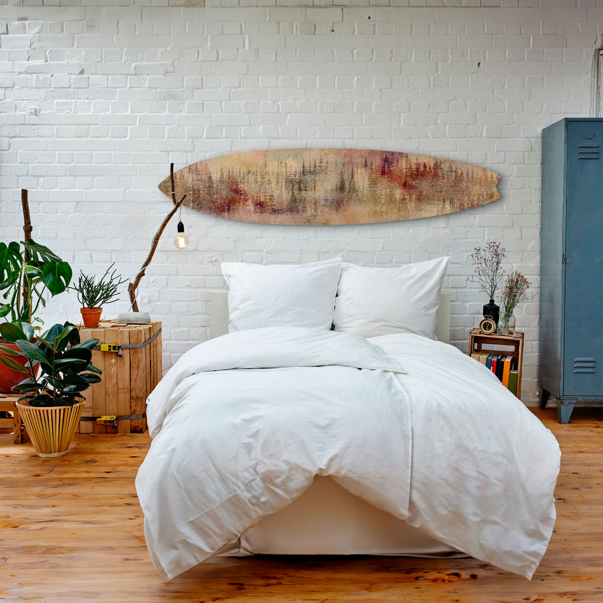 VEILED SUMMIT Dekorativ Surfbräda