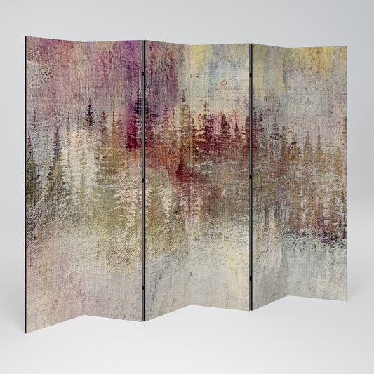 VEILED SUMMIT Decorative 6-Panel Room Divider