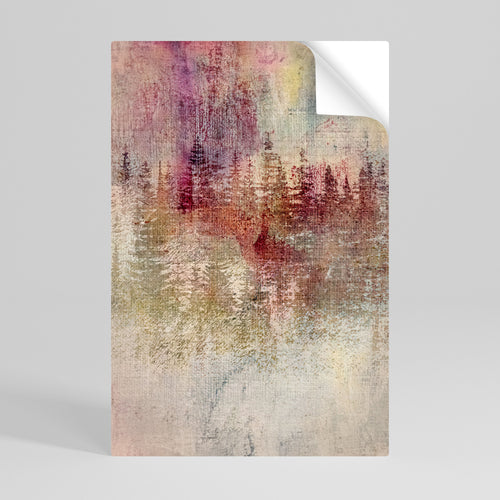 VEILED SUMMIT Självhäftande Vertikal Poster