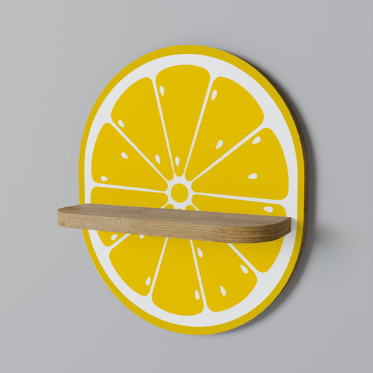 FÖRSTÄRKANDE CITRON Oval Art Hylla I Ekeffekt