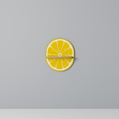 FÖRSTÄRKANDE CITRON Oval Art Hylla I Ekeffekt